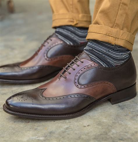 wingtip dress shoes for men.